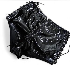 Glossy pvc booty Shorts